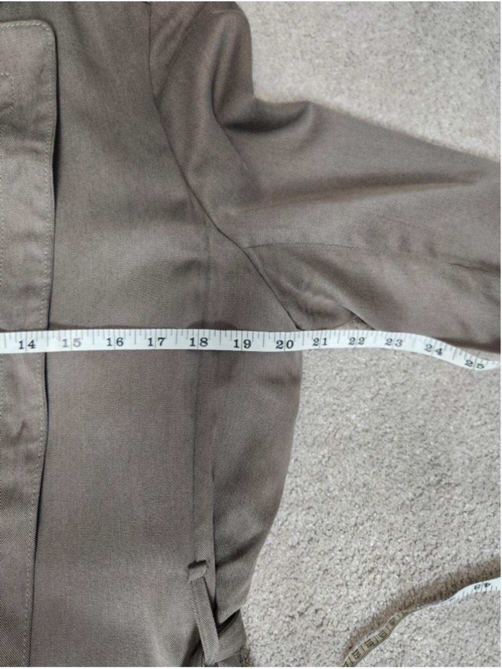 Aritzia Babaton Maximo Trench Coat Sz L Lightweight Professional Preppy Office - Picture 10 of 16